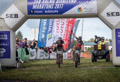 SEB MTB maratona Mārupes posmā dominē "ZZK", spraiga cīņa "Virši – A" distancē