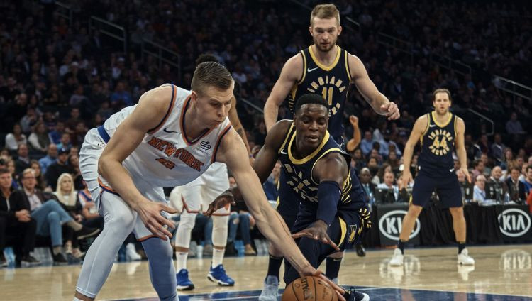 Neapturamais Porziņģis ar 40 punktiem izglābj "Knicks" un aizved līdz uzvarai