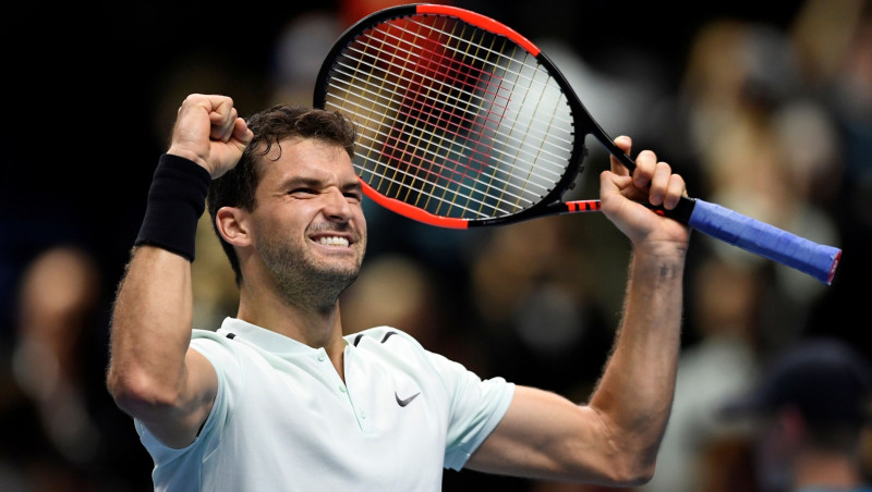 Dimitrovs debijas reizē iekļūst "ATP Finals" pusfinālā