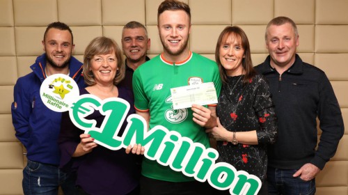 Profesionāls īru futbolists loterijā laimē vienu miljonu eiro