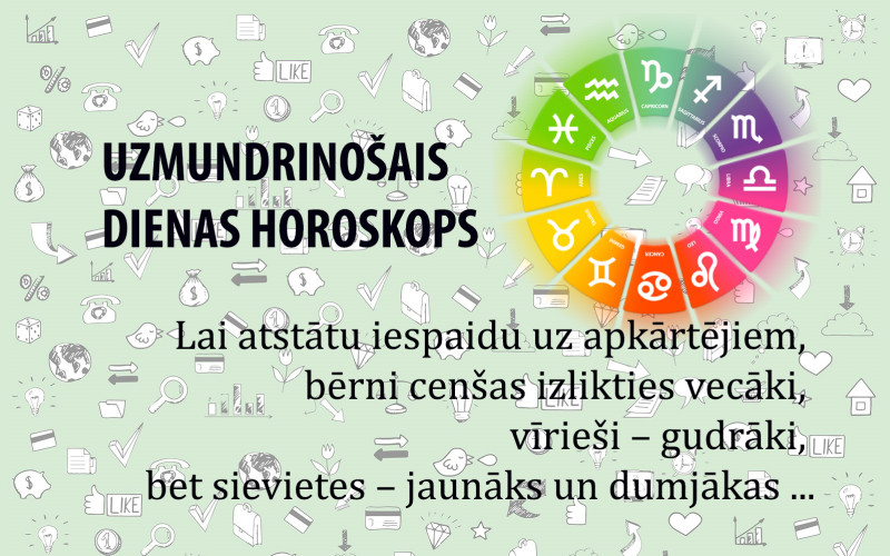 Uzmundrinošie horoskopi 12. janvārim
