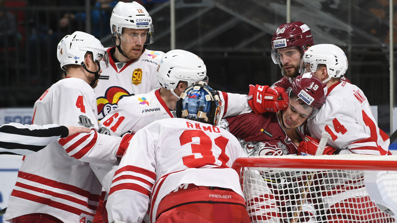 Sīvā un spriedzes bagātā mačā ''Dinamo'' neizdodas atspēlēties pret ''Jokerit''