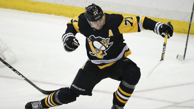 Malkinam 37. vārti, "Penguins" svin 38. uzvaru un paceļas uz otro vietu divīzijā