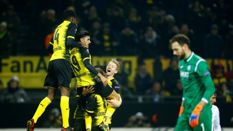 Bačuajī 92. minūtē izrauj uzvaru "Borussia", Fernandess un "Lokomotiv" šokē