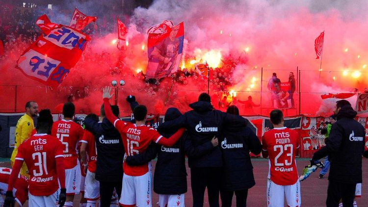 "Spartaks" Čempionu līgā pret Serbijas čempioni un tās faniem