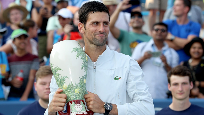 Džokovičs ar uzvaru pār Federeru pirmoreiz triumfē Sinsinati un iegūst "Zelta Masters"