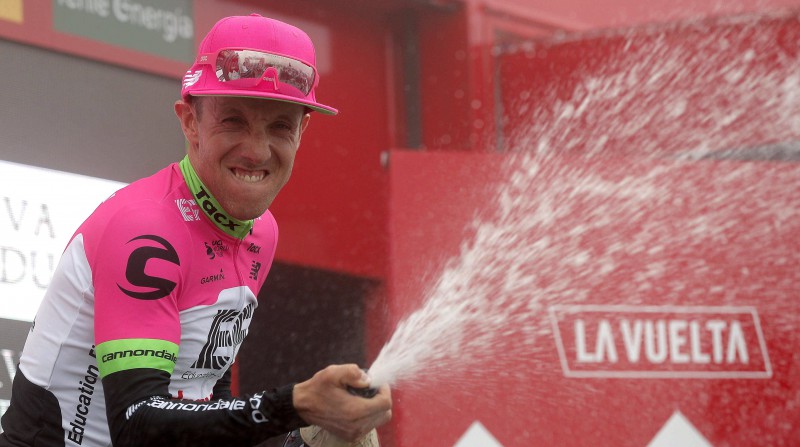 Kanādietis Vudss uzvar "Vuelta a Espana" 17.posmā, Valverde nedaudz samazina Jeitsa pārsvaru