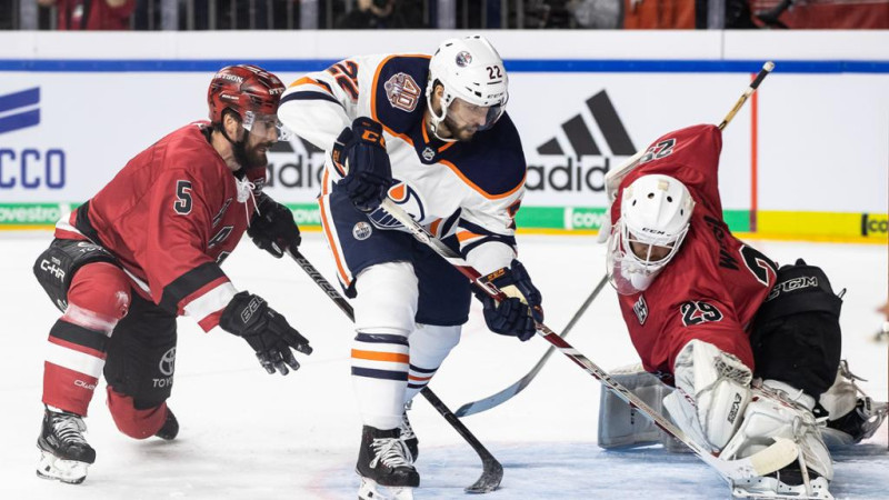 Edmontonas "Oilers" Ķelnē papildlaikā pārspēj vietējo "Haie"