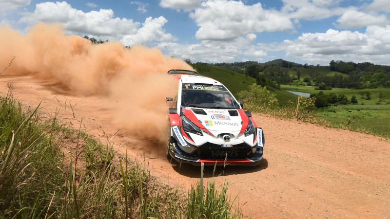 Titulu kārojošais igaunis Tenaks pārņem vadību pēc WRC pēdējā posma 2. dienas