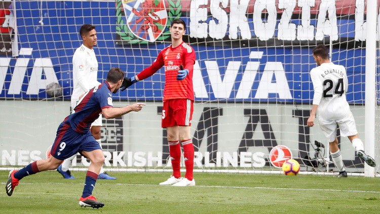 Madrides "Real" negaidīta un smaga sakāve Eibarā