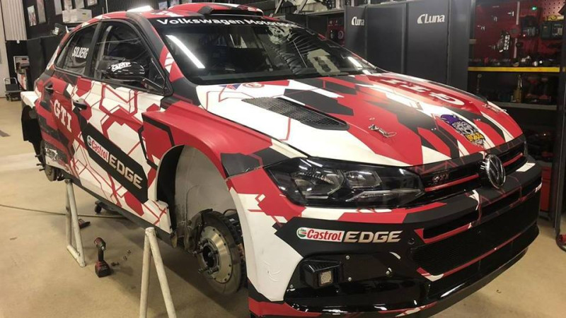 Olivers Solbergs Alūksnes rallijā startēs ar jauno ''VW Polo R5''