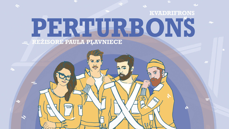 Teātra trupas KVADRIFRONS izrāde – detektīvs bērniem “Perturbons”