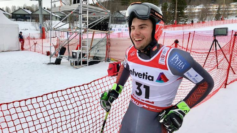 Kalnu slēpotājam Gedram 39. vieta pasaules čempionāta milzu slalomā