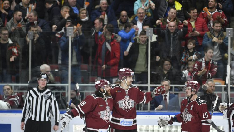 Rīgas "Dinamo" Eiropas apmeklētāko hokeja klubu rangā pakāpjas uz 25.vietu