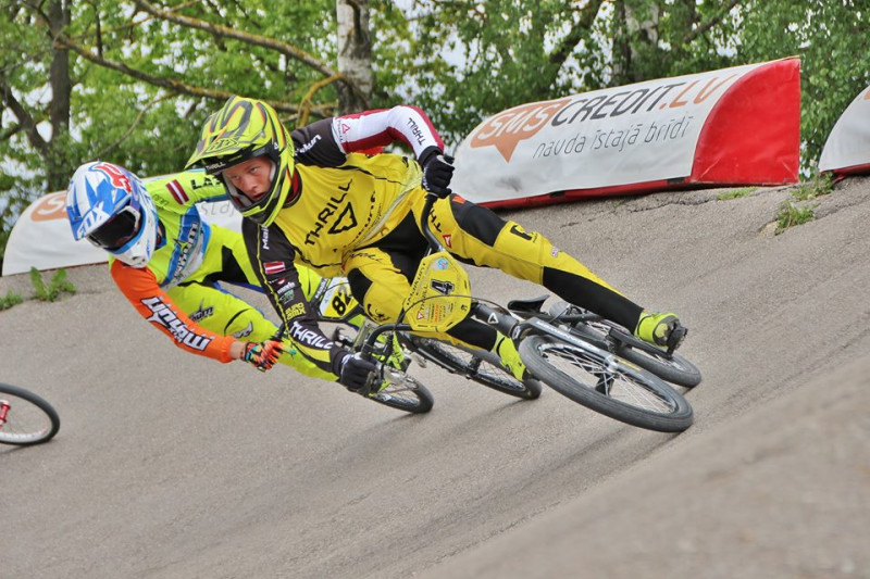 Eiropas BMX kausa pirmajā posmā Glāzeram trešā, Buldinskai septītā vieta