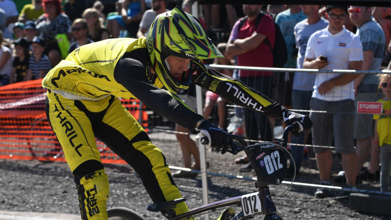 Glāzeram sestā vieta UEC Eiropas BMX kausa otrajā posmā