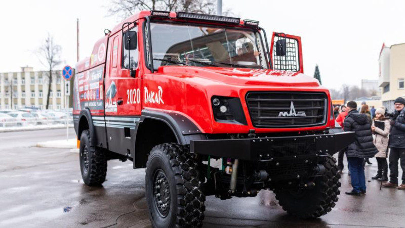 Baltkrievu "MAZ" pirmo reizi trasē dodas ar jauno 960 zs jaudīgo sacīkšu auto