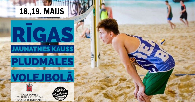 "Beach Box" hallē notiks Rīgas jaunatnes kauss pludmales volejbolā