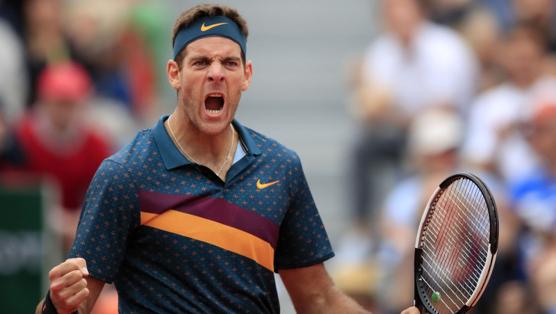 Del Potro pirmoreiz "French Open" uzvar piecu setu mačā
