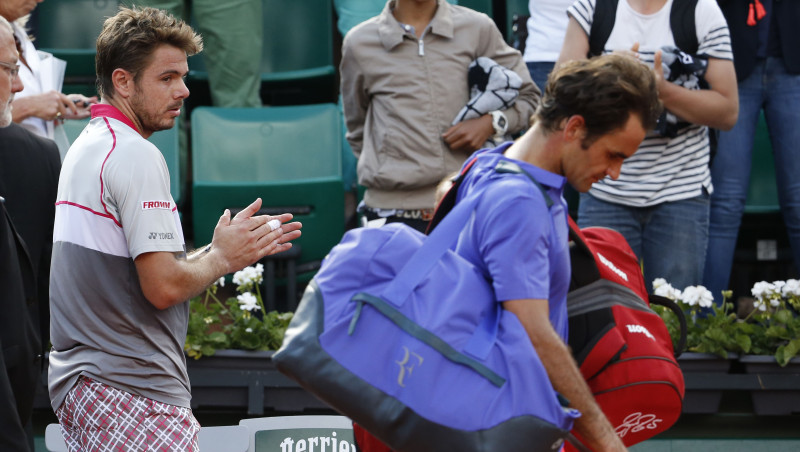 Tāpat kā pirms četriem gadiem: Federers un Vavrinka sacentīsies "French Open" ceturtdaļfinālā