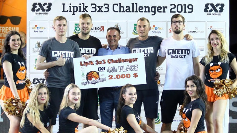 "Ventspils Ghetto" 3x3 basketbolisti aizcīnās līdz "Challenger" turnīra pusfinālam