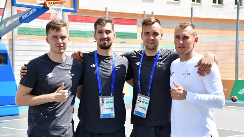 Eiropas spēles sākušās ar Latvijas 3x3 basketbolistu uzvaru pret Turciju