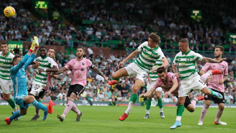 "Celtic" sarauj gabalos Igaunijas čempioni, "Dundalk" panāk neizšķirtu pret "Qarabağ"