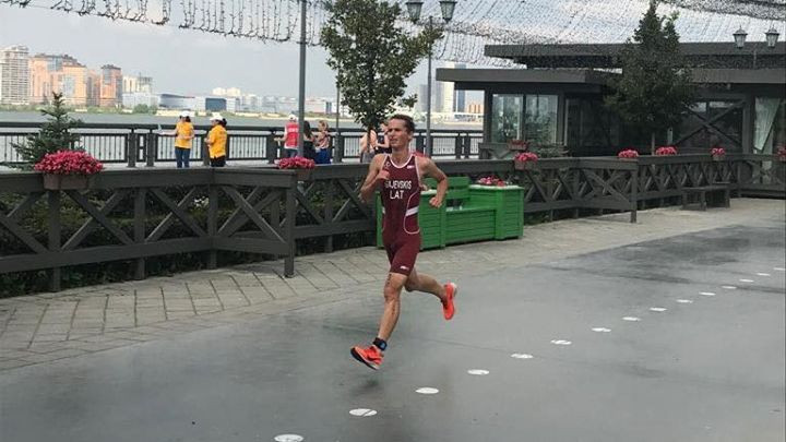 Gajevskim 33.vieta Eiropas triatlona čempionātā