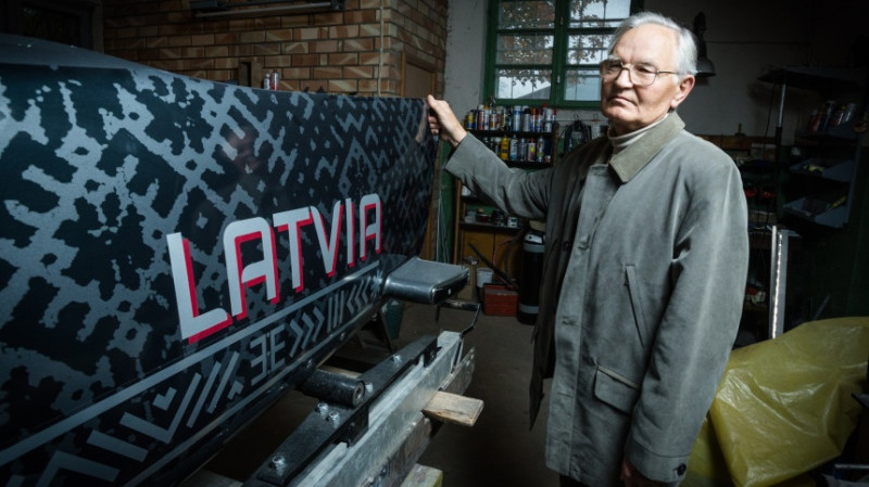Miris viens no Latvijas izcilākajiem bobsleja kamanu konstruktoriem Arvīds Miezis