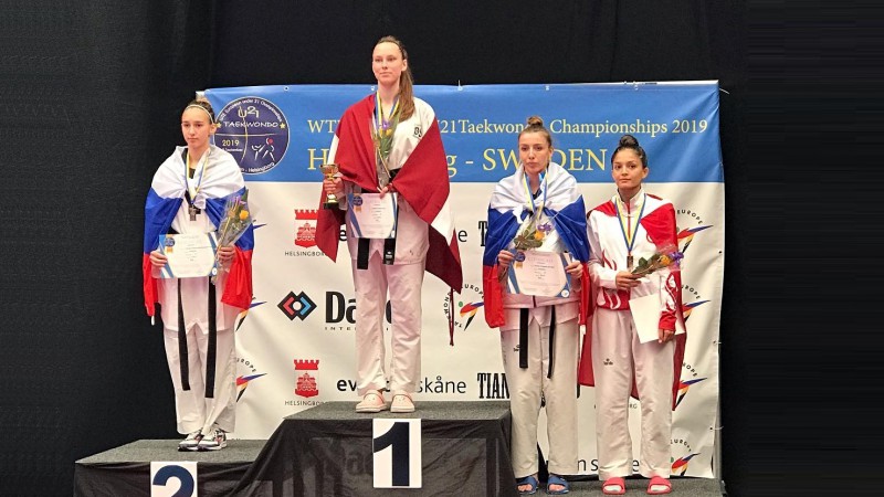 Jolanta Tarvida triumfē U21 Eiropas čempionātā