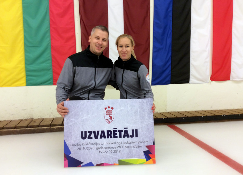 I.Rudzīte/A.Zentelis kļūst par šīs sezonas jaukto pāru kērlinga izlasi