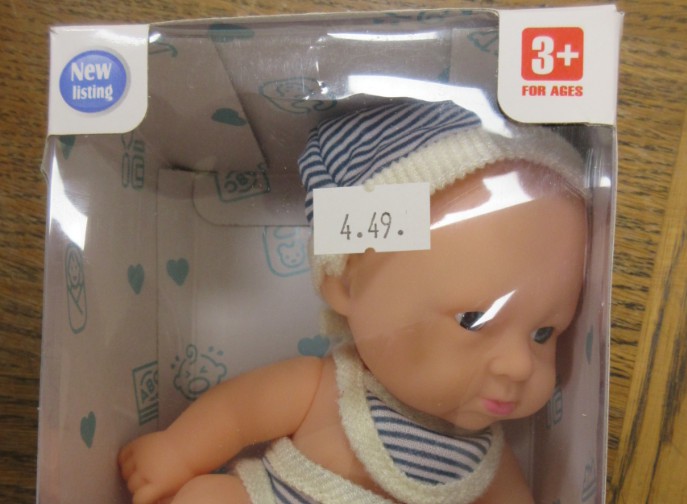 PTAC atsauc rotaļlietu "Lelle Cute Baby/Lovely Baby"