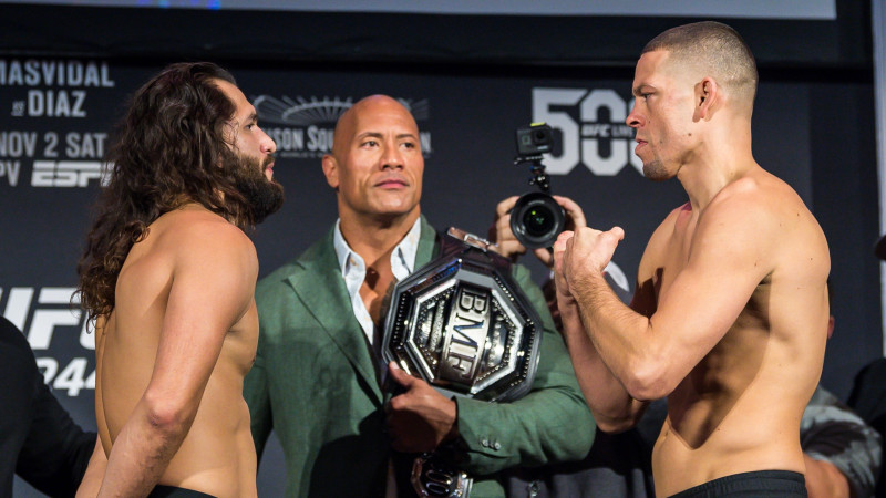 Liela nakts UFC: Diazs un Masvidals tiksies slikto puišu divkaujā