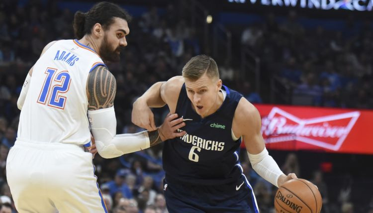 Porziņģim "double-double" uzvarā pār "Thunder"