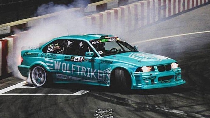 Nikolass Bertāns Omānas drifta čempionātā izcīna augsto otro vietu