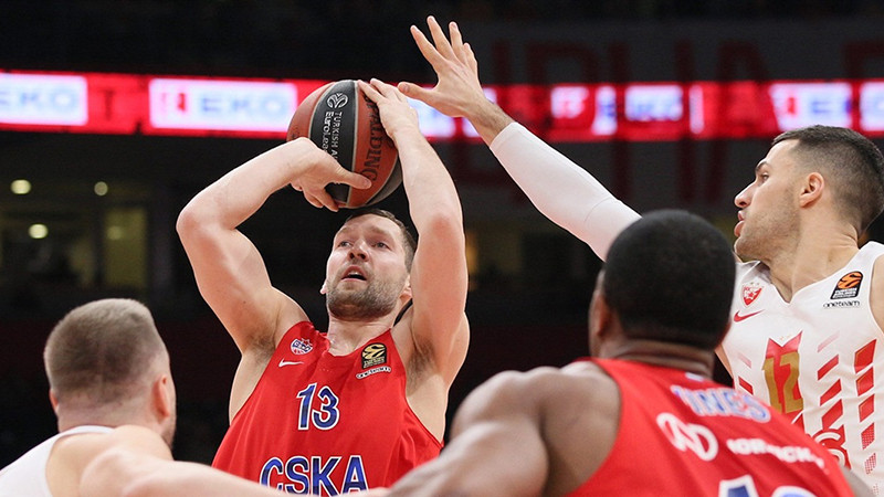 Strēlnieks spēlē tikai pirmajā ceturtdaļā CSKA uzvarā Belgradā