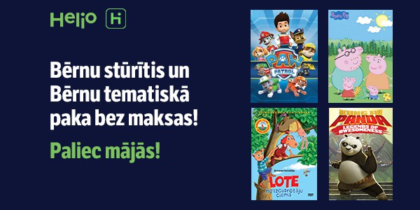 #paliecmajas. Helio iTV klientiem Bērnu stūrītis un Bērnu tematiskā paka bez maksas