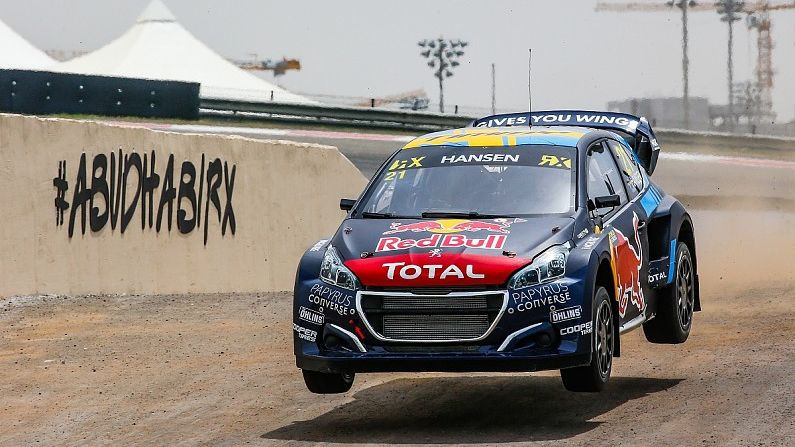 Čempions Hansens finālā pirmajā virtuālajā "World RX" posmā, Kristofersonam neveiksme