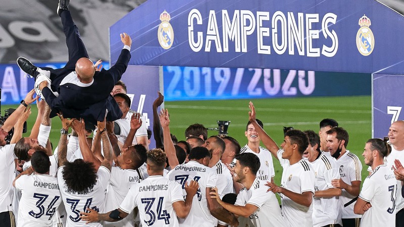 Beils, šķiet, ne pārāk priecājas par Madrides "Real" čempionu titulu