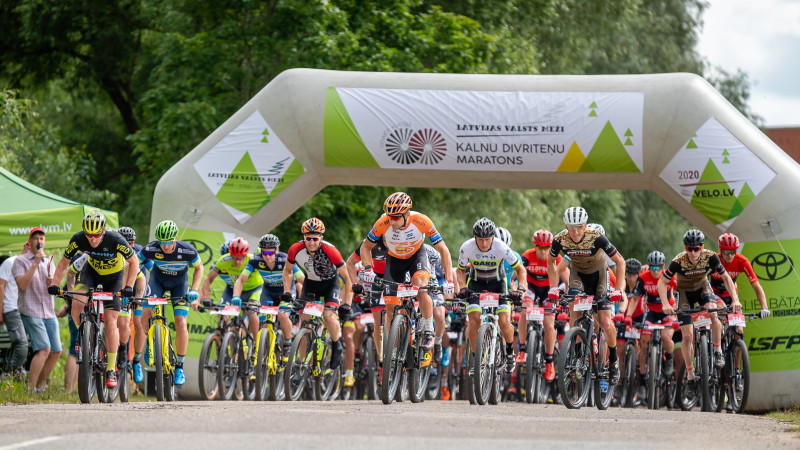 Blūms un Jaunslaviete-Kipure ar uzvarām iesāk LVM MTB maratona sezonu