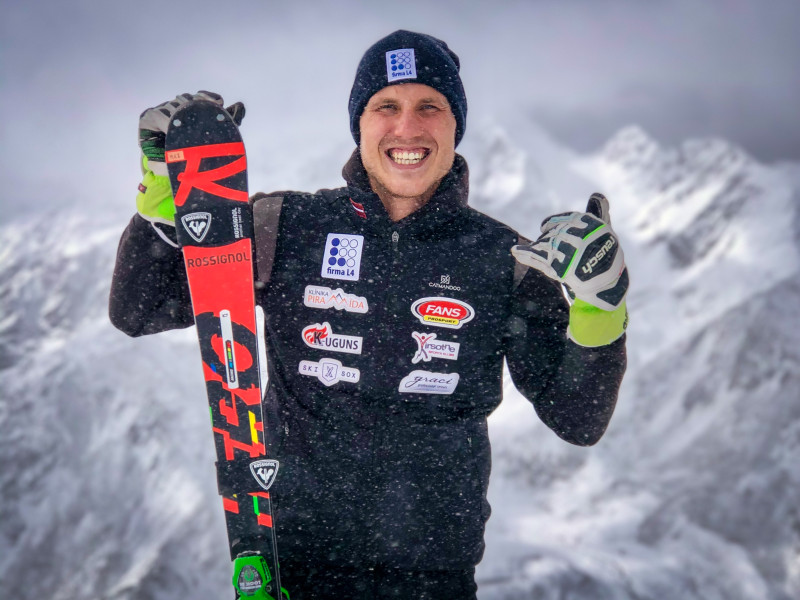 Miks Zvejnieks gatavs startam FIS Pasaules čempionātā kalnu slēpošanā