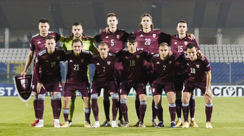 Latvijas futbola izlasē vienam spēlētājam pozitīvas Covid-19 analīzes