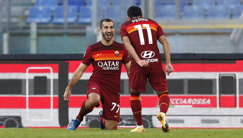 Mhitarjanam divi vārti "Roma" uzvarā, "Inter" atspēlējas no 0:2 un uzvar "Torino"