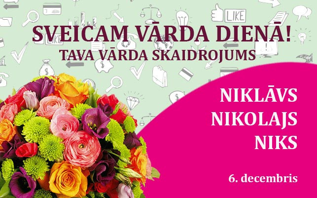 Tava vārda skaidrojums un ietekme uz tavu likteni. 6. decembris – Nikola, Nikolajs, Niklāvs, Niks