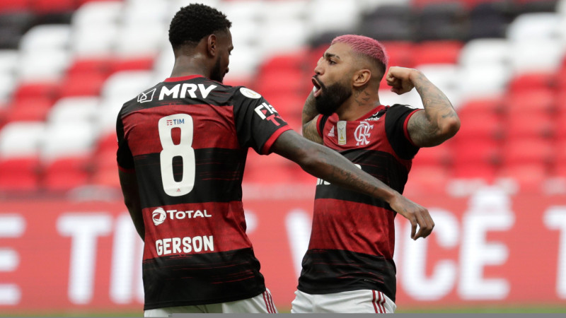 "Flamengo" uzvar Brazīlijas zelta spēlē un nokļūst soļa attālumā no otrā titula pēc kārtas