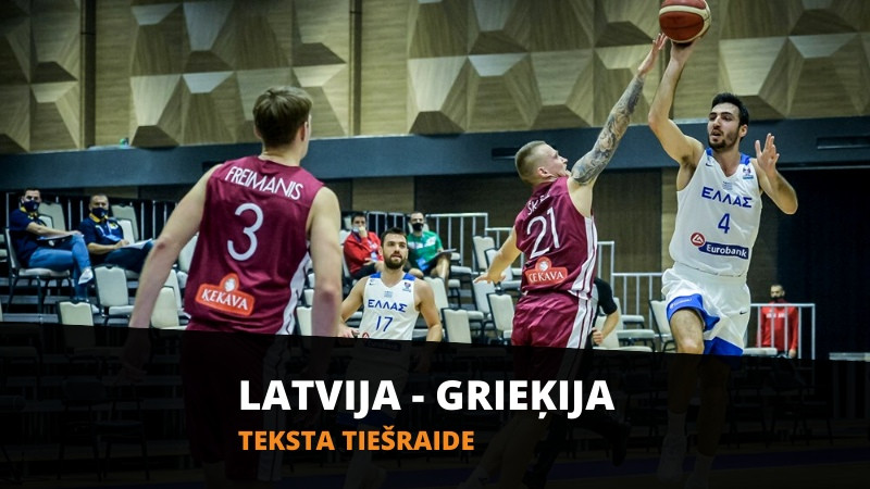 Teksta tiešraide: Latvija - Grieķija (spēle galā)