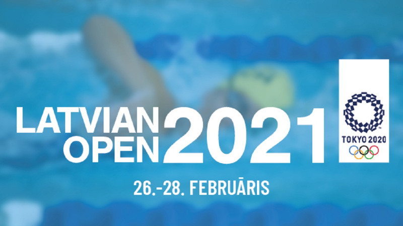 "Latvian Open 2021" peldēšanas sacensībās sadalīti pirmie medaļu komplekti