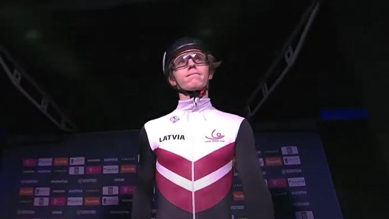 Šorttrekists Bērziņš pasaules čempionātā izcīna augsto astoto vietu