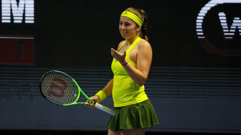 Ostapenko komanda Sanktpēterburgas dubultspēļu turnīrā zaudē favorītēm