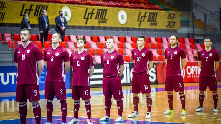 Latvijas telpu futbola izlase PK kvalifikācijā spēkosies pret Slovākiju un Vāciju
